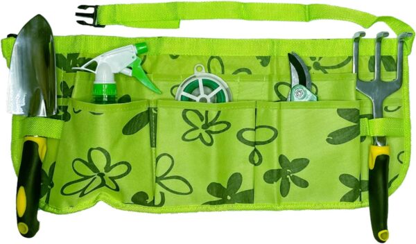13 Pocket Gardening Tool Waist Belt Bag Oxford Garden Work Tool Apron with 2 Hanging Hole Adjustable Tool Pouch for Men Women